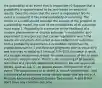 the probability of an event that is​ impossible=0 Suppose that a probability is approximated to be zero based on empirical results. Does this mean that the event is​ impossible? NO An event is unusual if it has a low probability of occurring. The choice of a cutoff should consider the context of the problem. In a probability​ model, the sum of the probabilities of all outcomes must equal 1. Probability is a measure of the likelihood of a random phenomenon or chance behavior. In​ probability, a(n) experiment is any process that can be repeated in which the results are uncertain. A(n) event is any collection of outcomes from a probability experiment. A probability model has the probabilities sum to 1 and they are all greater than or equal to 0 and less than or equal to 1 Unusual if P<0.05 Outcome- a result of a random experiment. Event- An event consists of one or more outcomes. Sample space- This is a set consisting of all possible outcomes of a random experiment Notation- We use uppercase letters, such as A,B, C...to denote events. Complement of an event- The complement of an event A, read A-complement , and it consists of all outcomes in the sample space that are not in A. Mutually Exclusive (Disjoint) Events- Two events, A and B that don't have any common outcome.