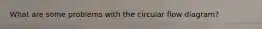 What are some problems with the circular flow diagram?
