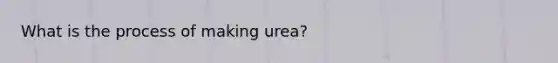 What is the process of making urea?