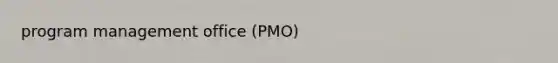 program management office (PMO)