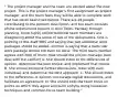 " The project manager and the team are excited about the new project. This is the project manager's first assignment as project manager, and the team feels they will be able to complete work that has never been tried before. There are 29 people contributing to the product description, and the team consists ofnine experienced experts in their fields. Partway through planning, three highly skilled technical team members are disagreeing about the scope of two of the deliverables. One is pointing to the draft WBS and saying that two additional work packages should be added. Another is saying that a particular work package should not even be done. The third team member agrees with both of them. How should the project manager best deal with the conflict? A. She should listen to the differences of opinion, determine the best choice, and implement that choice. B. She should postpone further discussions, meet with each individual, and determine the best approach. C. She should listen to the differences of opinion, encourage logical discussions, and facilitate an agreement. D. She should help the team focus on points on which they agree and build unityby using relaxation techniques and common-focus team building."