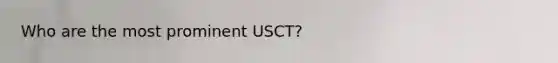 Who are the most prominent USCT?