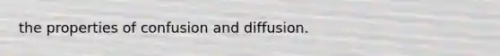 the properties of confusion and diffusion.