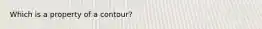 Which is a property of a contour?