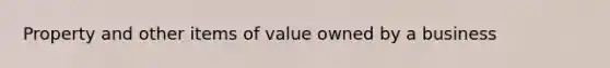 Property and other items of value owned by a business