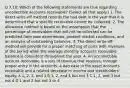 Q 7.10: Which of the following statements are true regarding uncollectible accounts receivable? (Select all that apply.) 1. The direct write-off method records the bad debt in the year that it is determined that a specific receivable cannot be collected. 2. The allowance method is based on the assumption that the percentage of receivables that will not be collected can be predicted from past experiences, present market conditions, and an analysis of outstanding balances. 3. The direct write-off method will provide for a proper matching of costs with revenues of the period when the average monthly accounts receivable balance is consistent throughout the year. 4. An uncollectible account receivable is a loss of revenue that requires, through proper entry in the accounts, a decrease in the asset accounts receivable and a related decrease in income and stockholders' equity. A 1, 2, 3, and 4 B 1, 2, and 4 but not 3 C 1, 2, and 3 but not 4 D 1 and 2 but not 3 or 4