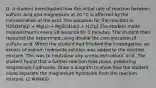 Q: A student investigated how the initial rate of reaction between sulfuric acid and magnesium at 20 °C is affected by the concentration of the acid. The equation for the reaction is: H2SO4(aq) + Mg(s) → MgSO4(aq) + H2(g) The student made measurements every 20 seconds for 5 minutes. The student then repeated the experiment using double the concentration of sulfuric acid. When the student had finished the investigation, an excess of sodium hydroxide solution was added to the reaction mixture. This was to neutralise any unreacted sulfuric acid. The student found that a further reaction took place, producing magnesium hydroxide. Draw a diagram to show how the student could separate the magnesium hydroxide from the reaction mixture. (2 MARKS)