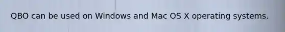 QBO can be used on Windows and Mac OS X operating systems.