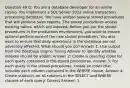 Question 49 Q: You are a database developer for an online casino. You implement a SQL Server 2012 online transaction processing database. You have written several stored procedures that will produce sales reports. The stored procedures access existing tables, which are indexed. Before you put the stored procedures in the production environment, you want to ensure optimal performance of the new stored procedures. You also want to ensure that daily operations in the database are not adversely affected. What should you do? Answer 1: Use output from the Database Engine Tuning Advisor to identify whether indexes should be added. Answer 2: Create a covering index for each query contained in the stored procedures. Answer 3: For each query in the stored procedures, create an index that includes each column contained in the WHERE clause. Answer 4: Create statistics on all columns in the SELECT and WHERE clauses of each query. Correct Answer: 1