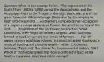 Question refers to the excerpt below.. "The expansion of the South [from 1800 to 1850] across the Appalachians and the Mississippi River to the fringes of the high plains was one of the great American folk wanderings. Motivated by the longing for fresh and cheap land,... Southerners completed their occupation of a region as large as western Europe. Despite the variety of the land, . . . the settlers of the Southwest had certain broad similarities. They might be farmers large or small, but most farmed or lived by serving the needs of farmers. . . . Not all owned or ever would own slaves, but most accepted slavery as a mode of holding and creating wealth." Albert E. Cowdrey, historian, This Land, This South: An Environmental History, 1983 Which of the following was the most significant impact of the South's expansion described in the excerpt?