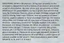 QUESTIONS 59-64 A 39-year-old, 50-kg man presents to the emergency department with a history of alcoholism and recent onset of obtundation. He lives alone and can provide no other information. On presentation, he has a grand mal seizure that lasts for 2 minutes. Routine physical exam findings include a BP 120/70 mmHg, heart rate 110/min, and no evidence of head trauma, papillar edema, or focal neurologic findings. His mental status does not change with IV injections of thiamine and 50% dextrose. Laboratory evaluation includes Sodium 136 mEq/L Potassium 5.0 mEq/L Chloride 99 mEq/L Bicarbonate 12 mmol/L Serum urea nitrogen 7 mmol/L Serum creatinine 360 µmol/L Arterial pH 7.10 PaCO2 40 mmHg PaO2 85 mmHg 62. Ethylene glycol overdose A. Produces an anion gap metabolic acidosis B. Is associated with the presence of octahedral crystals typical of calcium oxalate in the urine C. Can cause oliguric acute renal failure D. A, B, and C E. A and C