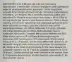 QUESTIONS 83-84 A 68-year-old man has increasing hypertension 3 weeks after an aortic angiogram and subsequent repair of an abdominal aortic aneurysm. ]n the hospital he received brief courses of several drugs, including cephalosporin, cimetidine, and heparin. He is currently receiving aspirin and dipyridamole. Physical examination now shows a BP of 170/110 mm Hg. Bruits are heard in both femoral arteries. There is some mottling of the lower extremities and subungual petechiae on a lower extremity nail bed. Laboratory data include Serum electrolytes Sodium 142 mEq/L Potassium 5.1 mEq/L Chloride 104 mEq/L Bicarbonate 20 mEq/L BUN 10mmol/L Serum creatinine 280 µmol/L Complete blood count Hematocrite 35% White blood cell count 10,500/mm3 Polymorphonuclear leukocytes 80% Lymphocytes 12% Eosinophils 8% Urinalysis shows pH 5.0, 2+ protein, one to three WBCs/HPF, and 10 to 15 RBCs/HPF Wright's stain of the urine is positive for eosinophils. 84. Which is the most likely prognosis for the renal disease? A. Complete recovery in 2 to 3 days B. Complete recovery in 10 to 14 days C. Stabilization of the renal function at the current level D. Progressive deterioration of renal function over months E. No characteristic course