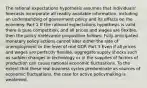 The rational expectations hypothesis assumes that​ individuals' forecasts incorporate all readily available​ information, including an understanding of government policy and its effects on the economy. Part 2 If the rational expectations hypothesis is​ valid, there is pure​ competition, and all prices and wages are​ flexible, then the policy irrelevance proposition​ follows: Fully anticipated monetary policy actions cannot alter either the rate of unemployment or the level of real GDP. Part 3 Even if all prices and wages are perfectly​ flexible, aggregate supply shocks such as sudden changes in technology or in the supplies of factors of production can cause national economic fluctuations. To the extent that these real business cycles predominate as sources of economic​ fluctuations, the case for active policymaking is weakened.