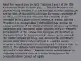 Read this excerpt from the text: "Sections 3 and 4 of the 25th Amendment fill the disability gap. . . . The Vice President is to become Acting President if (1) the President informs Congress, in writing, 'that he is unable to discharge the powers and duties of his office,' or (2) the Vice President and a majority of the members of the Cabinet inform Congress, in writing, that the President is so incapacitated. The President may resume the powers and duties of the office by informing Congress by 'written declaration' that no inability exists. However, the Vice President and a majority of the Cabinet may challenge the President on this score. If they do, Congress has 21 days in which to decide the matter." What is the MOST LIKELY reason the amendment requires notifications to be in writing? a. A written record prevents a Vice President from challenging a President's claim to office. b. The ability to write proves the President is able to resume his or her duties. c. A written record makes it easier to challenge someone's claim. d. A written record proves the process has been carried out legally.