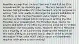 Read this excerpt from the text:"Sections 3 and 4 of the 25th Amendment fill the disability gap. . . . The Vice President is to become Acting President if (1) the President informs Congress, in writing, 'that he is unable to discharge the powers and duties of his office,' or (2) the Vice President and a majority of the members of the Cabinet inform Congress, in writing, that the President is so incapacitated. The President may resume the powers and duties of the office by informing Congress by 'written declaration' that no inability exists. However, the Vice President and a majority of the Cabinet may challenge the President on this score. If they do, Congress has 21 days in which to decide the matter."What is the MOST LIKELY reason the amendment requires notifications to be in writing?