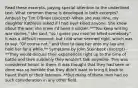 Read these excerpts, paying special attention to the underlined text. What common theme is developed in both excerpts? Ambush by Tim O'Brien (excerpt) -When she was nine, my daughter Kathleen asked if I had ever killed anyone. She knew about the war; she knew I'd been a soldier. **"You keep writing war stories," she said, "so I guess you must've killed somebody." It was a difficult moment, but I did what seemed right, which was to say, "Of course not," and then to take her onto my lap and hold her for a while.** Symptoms by John Steinbeck (excerpt) -**They would discuss their experiences right up to the time of battle and then suddenly they wouldn't talk anymore. This was considered heroic in them. It was thought that they had seen or done was so horrible that they didn't want to bring it back to haunt them or their listeners. **But many of these men had no such consideration in any other field.