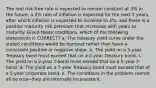 The real risk-free rate is expected to remain constant at 3% in the future, a 2% rate of inflation is expected for the next 2 years, after which inflation is expected to increase to 4%, and there is a positive maturity risk premium that increases with years to maturity. Given these conditions, which of the following statements is CORRECT? a. The treasury yield curve under the stated conditions would be humped rather than have a consistent positive or negative slope. b. The yield on a 5-year Treasury bond must exceed that on a 2-year Treasury bond. c. The yield on a 2-year T-bond must exceed that on a 5-year T-bond. d. The yield on a 7-year Treasury bond must exceed that of a 5-year corporate bond. e. The conditions in the problem cannot all be true--they are internally inconsistent.