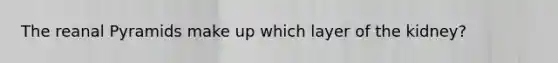 The reanal Pyramids make up which layer of the kidney?