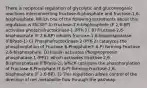 There is reciprocal regulation of glycolytic and gluconeogenic reactions interconverting fructose-6-phosphate and fructose-1,6-bisphosphate. Which one of the following statements about this regulation is FALSE? A) Fructose-2,6-bisphosphate (F 2,6-BP) activates phosphofructokinase-1 (PFK-1). B) Fructose-2,6-bisphosphate (F 2,6-BP) inhibits fructose-1,6-bisphosphatase (FBPase-1) C) Phosphofructokinase-2 (PFK-2) catalyzes the phosphorylation of Fructose 6-Phosphate(F 6-P) forming Fructose 2,6-bisphosphate. D) Insulin activates Phosphoprotein phosphatase 1 (PP1), which activates Fructose 2,6 Bisphosphatase (FBPase-2), which catalyzes the phosphorylation of Fructose 6-Phosphate (F 6-P) forming Fructose-2,6-bisphosphate (F 2,6-BP). E) This regulation allows control of the direction of net metabolite flow through the pathway.