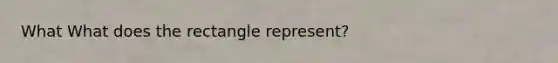 What What does the rectangle represent?