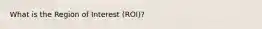 What is the Region of Interest (ROI)?