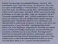 Related Constitutional Amendments/Clauses: Article III, 14th Amendment Equal Protection Clause Case Summary: This case was about whether federal courts could rule on the way states draw their state boundaries. Charles Baker believed that he and residents of a more heavily populated district were denied equal protections of the law since their votes were devalued. State of Tennessee argued that this was a political questions and courts should not intervene. District court dismissed Bakers case he appealed until it reached the supreme court Main issue: was whether federal courts have the power to decide cases about the apportionment of population into state legislative districts Ruling: The court decided in favor of Baker, deciding that federal courts have the authority to enforce the requirement of equal protection of the law against state officials if the legislative districts are disproportionally weighted, denying the residents unequal treatment Significance: Established a precent for other federal courts in allowing disgruntled residents to try to prove that legislative districts are unconstitutionally unbalanced