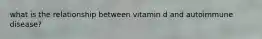 what is the relationship between vitamin d and autoimmune disease?