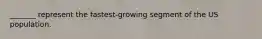 _______ represent the fastest-growing segment of the US population.