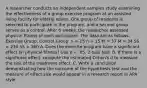 A researcher conducts an independent samples study examining the effectiveness of a group exercise program at an assisted living facility for elderly adults. One group of residents is selected to participate in the program, and a second group serves as a control. After 6 weeks, the researcher assessed physical fitness of each participant. The data are as follows: Exercise Group: Control Group: n = 15 n = 15 M = 37 M = 34 SS = 230 SS = 160 A. Does the exercise program have a significant effect on physical fitness? Use p < .05, 2-tails test. B. If there is a significant effect, compute the estimated Cohen's d to measure the size of the treatment effect. C. Write a conclusion demonstrating how the outcome of the hypothesis test and the measure of effect size would appear in a research report in APA style.