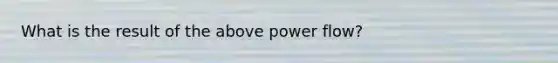 What is the result of the above power flow?