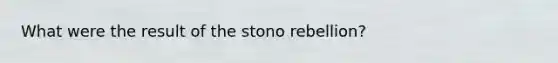 What were the result of the stono rebellion?