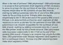 What is the role of primase? DNA polymerase? -DNA polymerase is an enzyme that synthesizes short segments of RNA necessary to serve as primers for the synthesis of new DNA. Primase is an enzyme responsible for the synthesis of new DNA strands, starting by adding nucleotides onto the 3' end of the RNA primer made by the primase enzyme. Primase adds new bases sequentially to the 3'-OH on the end of the growing DNA strand. -Primase is an enzyme that synthesizes short segments of RNA necessary to serve as primers for the synthesis of new DNA. DNA polymerase is an enzyme responsible for the synthesis of new DNA strands, starting by adding nucleotides onto the 3' end of the RNA primer made by the primase enzyme. DNA polymerase adds new bases sequentially to the 3'-OH on the end of the growing DNA strand. -Primase is an enzyme that uncoils the DNA helix. DNA polymerase links Okasaki fragments back together to form a continuous strand. -Primase and DNA polymerase both make short segments of RNA.