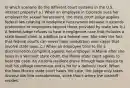 In which scenario do the different court systems in the U.S. interact properly? a.) When an employee in Colorado sues her employer for sexual harassment, the state court judge applies federal law relating to workplace harassment because it extends protections to employees beyond those provided by state law. b.) A federal judge refuses to hear a negligence case that includes a state-based claim in addition to a federal one. She cites the fact that federal courts can never have jurisdiction over cases that involve state laws. c.) When an employee tries to file a discrimination complaint against her employer in Maine after she loses in a Vermont state court, the Maine state court agrees to hear the case. An Arizona resident drove through New Mexico to visit his college roommate and is hit by a delivery truck. When the New Mexico state court hears the case, the judge only takes Arizona law into consideration, since that's where the plaintiff resides.