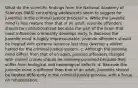 What do the scientific findings from the National Academy of Sciences (NAS) concerning adolescents seem to suggest for juveniles in the criminal justice process? a. While the juvenile mind is less mature than that of an adult, juvenile offenders should be institutionalized because the part of the brain that most influences criminality develops early. b. Because the juvenile mind is highly impressionable, juvenile offenders should be treated with extreme lenience lest they develop a violent hatred for the criminal justice system. c. Although the juvenile mind differs from that of an adult, juvenile offenders charged with violent crimes should be severely punished because they suffer from biological and neurological defects. d. Because the juvenile mind is different than that of an adult, juveniles should be treated differently in the criminal justice process, with a focus on rehabilitation.