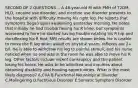 SECOND OF 2 QUESTIONS -- A 48-year-old M with PMH of T2DM, HLD, cocaine use disorder, and nicotine use disorder presents to the hospital with difficulty moving his right leg. He reports that symptoms began upon awakening yesterday morning. He notes that initially he had trouble flexing his R knee, but symptoms worsened to here he started having trouble rotating his R hip and dorsiflexing his R foot. MRI results are shown below. He is unable to move the R leg when asked on physical exam, reflexes are 2+ b/l. He is able to withdraw his leg to painful stimuli, and his nurse noticed when no one was in the room he was able to move his R leg. Other factors include recent bankruptcy and the patient losing his home. He asks to be admitted and inquiries about obtaining disability and housing opportunities. What is the most likely diagnosis? A.CVA B.Functional Neurological Disorder C.Malingering D.Factitious Disorder E.Somatic Symptom Disorder