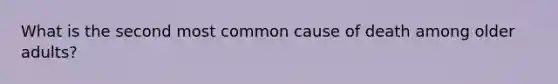 What is the second most common cause of death among older adults?