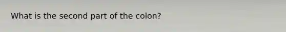 What is the second part of the colon?