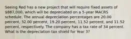 Seeing Red has a new project that will require fixed assets of 887,000, which will be depreciated on a 5-year MACRS schedule. The annual depreciation percentages are 20.00 percent, 32.00 percent, 19.20 percent, 11.52 percent, and 11.52 percent, respectively. The company has a tax rate of 34 percent. What is the depreciation tax shield for Year 3?