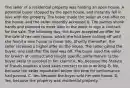 The seller of a residential property was holding an open house. A potential buyer stopped by the open house, and instantly fell in love with the property. The buyer made the seller an oral offer on the house, and the seller instantly accepted it. The parties shook hands and planned to meet later in the week to sign a contract for the sale. The following day, the buyer accepted an offer for the sale of her own house, which she had been putting off until she found a new house to move into. Shortly thereafter, the seller received a higher offer on the house. The seller called the buyer, and said that the deal was off. The buyer sued the seller for breach of contract and sought specific performance. Is the buyer likely to succeed in her claim? A. No, because the Statute of Frauds requires a land sales contract to be in writing. B. No, because the seller repudiated before the time for performance had passed. C. Yes, because the buyer sold her own house. D. Yes, because the property was residential property.