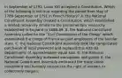 In September of 1791, Louis XVI accepted a Constitution. Which of the following is not true regarding the period from May of 1789-September of 1791 in French History? A. the National Constituent Assembly created a Constitution, which established a limited monarchy similar to the parliamentary monarchy established in England in 1688-89. B. the National Constituent Assembly called for the "Civil Constitution of the Clergy" which established the clergy of France as paid employees of the secular state. C. the National Constituent Assembly took the complicated patchwork of local provinces and replaced this with 83 departments of approximately equal size. D. the National Constituent Assembly outlawed monopolies and guilds. E. the National Constituent Assembly embraced the trade union movement and formally recognized the right of workers to collectively bargain.