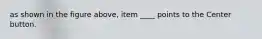 as shown in the figure above, item ____ points to the Center button.