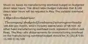 Shuck inc bases its manufacturing overhead busget on budgeted direct labor hours. THe direct labor budget indicates that 8,100 direct labor hours will be required in May. The variable overhead rate is 1.40 per direct labor hour. The company's budgeted fixed manufacturing overhead is100,440 per month, which includes depreciation of 8,910. All other fixed manufacturing overhead costs represent current cash flows. The May cahs disbursements for manufacturing overhead on the manufacturing overhead budget should be: A) 102,870 B) 11,340 C) 91,530