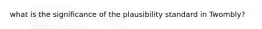 what is the significance of the plausibility standard in Twombly?
