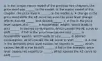 a. In the simple macro model of the previous two chapters, the price level was ______ to the model. In the macro model of this chapter, the price level is ______ to the model. b. A change in the price level shifts the AE curve because the price level change affects desired ______ and desired ______. c. A rise in the price level causes a(n) ______ in households' wealth, which leads to a(n) ______ in desired consumption, which causes the AE curve to shift ______. A fall in the price level causes a(n) ______ in households' wealth, which leads to a(n) ______ in desired consumption, which causes the AE curve to shift ______. d. A rise in the domestic price level causes net exports to ______, which causes the AE curve to shift ______. A fall in the domestic price level causes net exports to ______, which causes the AE curve to shift ______.