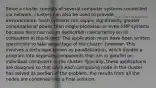 Since a cluster consists of several computer systems connected via network, clusters can also be used to provide _______ _______ environments. Such systems can supply significantly greater computational power than single-processor or even SMP systems because they can run an application concurrently on all computers in the cluster. The application must have been written specifically to take advantage of the cluster, however. This involves a technique known as parallelization, which divides a program into separate components that run in parallel on individual computers in the cluster. Typically, these applications are designed so that once each computing node in the cluster has solved its portion of the problem, the results from all the nodes are combined into a final solution.
