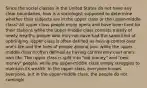 Since the social classes in the United States do not have any clear boundaries, how is a sociologist supposed to determine whether their subjects are in the upper class or the upper-middle class? All upper class people enjoy opera and have been bred for their stations while the upper-middle class consists mostly of newly wealthy people who may not have had the same kind of upbringing. Upper class is often defined as having control over one's life and the lives of people around you, while the upper-middle class is often defined as having control only over one's own life. The upper class is split into "old money" and "new money" people, while the upper-middle class simply struggles to maintain its wealth. In the upper class, everyone knows everyone, but in the upper-middle class, the people do not comingle.