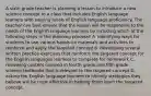 A sixth grade teacher is planning a lesson to introduce a new science concept to a class that includes English language learners with varying levels of English language proficiency. The teacher can best ensure that the lesson will be responsive to the needs of the English language learners by including which of the following steps in the planning process? A. identifying ways for students to use various hands-on materials and activities to reinforce and apply the targeted concept B. developing several written practice exercises that reinforce the targeted concept for the English languages learners to complete for homework C. reviewing content covered in fourth grade and fifth grade science textbooks that is relevant to the targeted concept D. asking the English language learners to identify strategies they believe will be most effective in helping them learn the targeted concept.