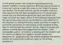 A sixth-grade student with attention deficit/hyperactivity disorder (ADHD) is having significant difficulty getting started on a long-term writing assignment given by her English language arts teacher. The student tells her special education resource room teacher that she feels overwhelmed by the assignment, cannot find any information about the topic, and thinks she might not write the report. Which of the following responses from the special Education teacher would likely be most effective in this situation? A. Asking the library media specialist to research and locate information for the student on her assigned writing topic B. Working with the student and the English language arts teacher to break down the assignment into smaller, more manageable parts C. Scheduling a meeting with the Student and her parents to discuss her negative attitude toward the assignment D. Suggesting that the English language arts teacher provide the student with a different topic for the writing assignment