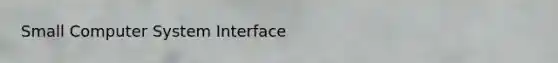 Small Computer System Interface
