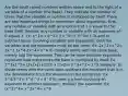 Are the small raised numbers written above and to the right of a variable of a number (the base). They indicate the number of times that the variable or number is multiplied by itself. There are two important things to remember about exponents. First, any number or variable with an exponent of 1 is equal to the base itself. Second, any number or variable with an exponent of 0 equals 1. Ex: x^1= x 5^1= 5 x^0= 1 5^0= 1 To add or subtract terms involving variables and exponents, both the variables and the exponents must be the same. Ex: 2x^2+x^2= 3x^2 3x^4-2x^4= x^4 To multiply terms with the same base, merely add the exponents. This can be done because exponents represent how many times the base is multiplied by itself. Ex 2^3x2^2= (2x2x2) x(2x2) x (2x2)= 2^3+^2= 2^5 Similarly, to divide terms with the same base, subtract the exponent that is in the denominator from the exponent in the numerator. Ex: 3^4/3^2= 3^4-^2= 3^2 To raise a a term involving an exponent to another exponent, multiply the exponent. Ex: (x^2)^4= x^2x^4= x^8